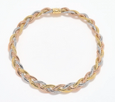 David Markstein Bronze Braided 18" Tubogas Magnetic Necklace